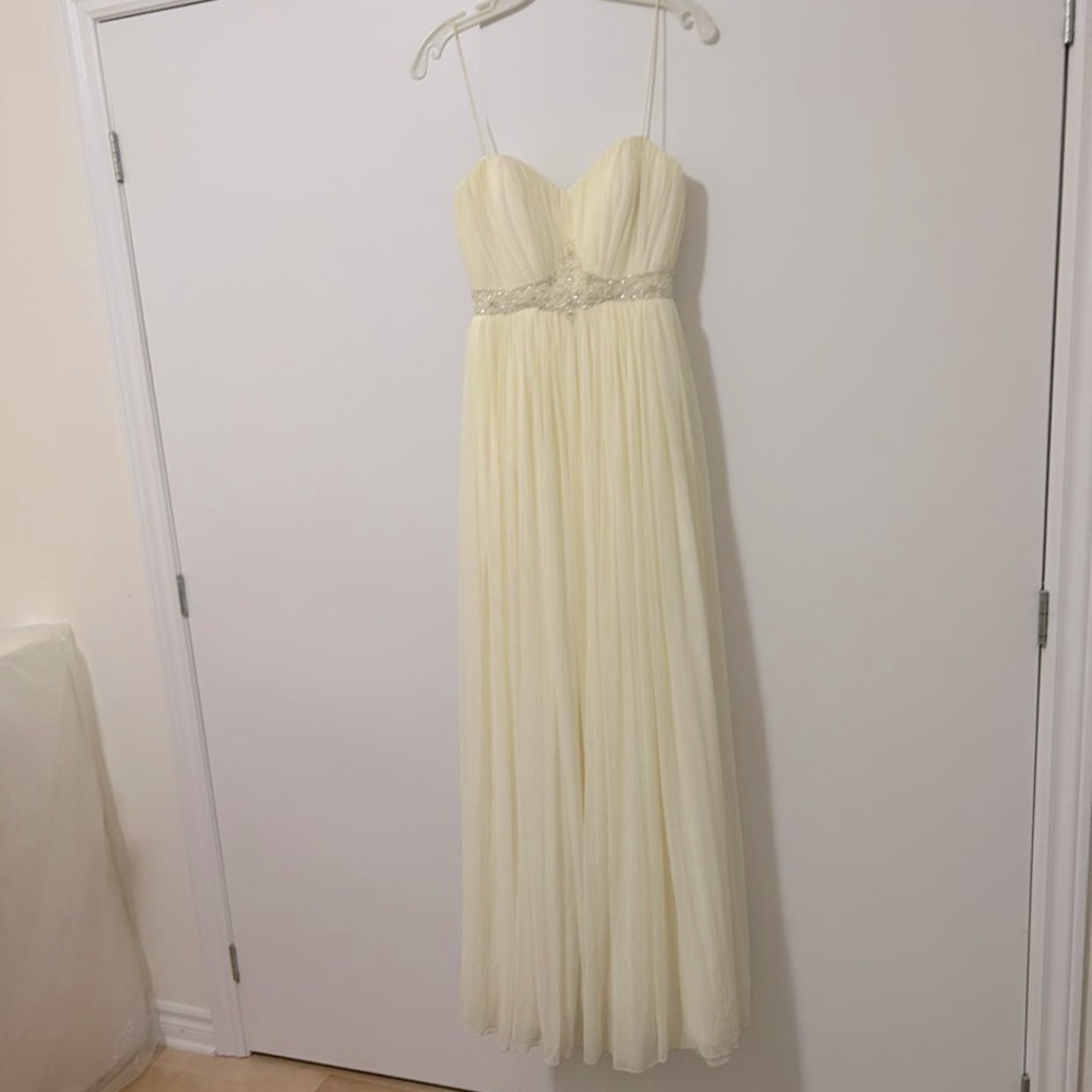 Wedding dress with Pearl embellished Jacket